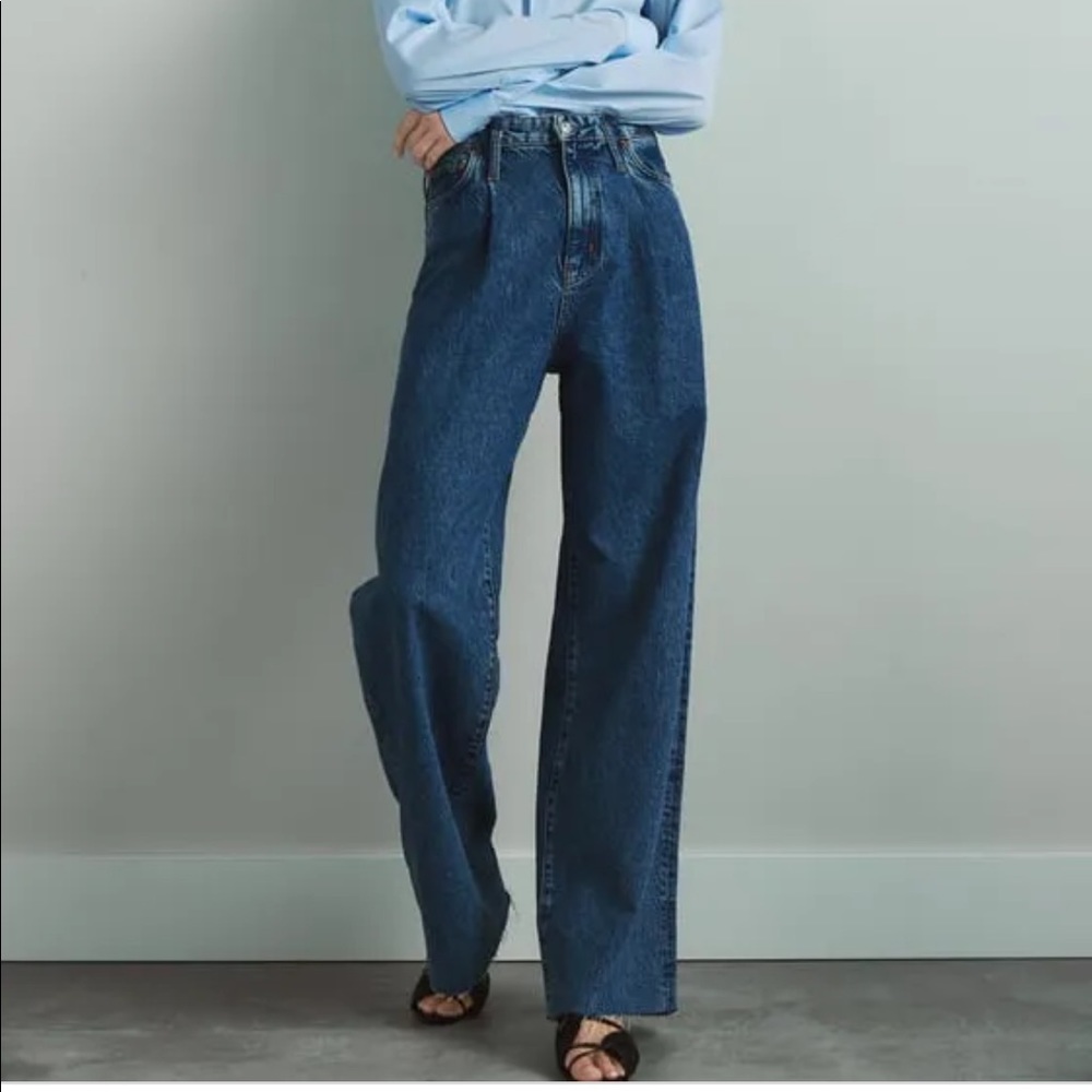 Zara wide leg jean